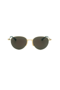 BOTTEGA VENETA 1268s 002 51 Unisex Oval Gold Metal Güneş Gözlüğü