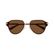 BOTTEGA VENETA 1271S 002 63 Sarı Unisex Güneş Gözlüğü