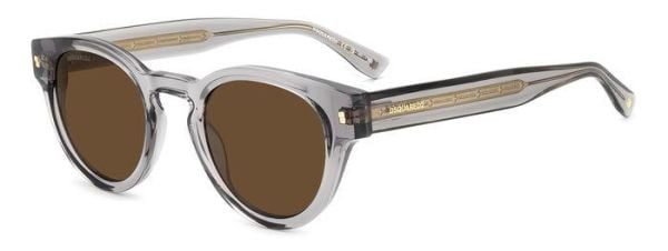 DSQUARED2 DS2 0077/S KB7 48 Ekartman Unisex Oval Güneş Gözlüğü