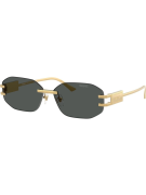 VERSACE 2274 1002/87 58 Ekartman Oval Çerçevesiz Unisex Güneş Gözlüğü