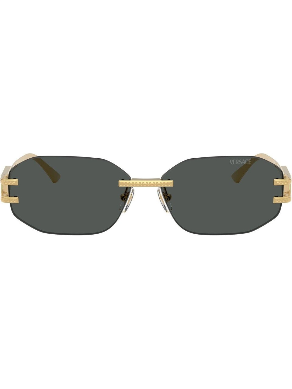 VERSACE 2274 1002/87 58 Ekartman Oval Çerçevesiz Unisex Güneş Gözlüğü