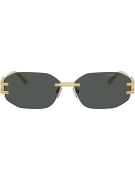 VERSACE 2274 1002/87 58 Ekartman Oval Çerçevesiz Unisex Güneş Gözlüğü