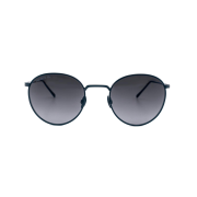 Lacoste L 197S 004 50 Unisex Yuvarlak Siyah Metal Güneş Gözlüğü