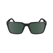 Lacoste L 6011S 001 56 Unisex Dikdörtgen Parlak Siyah Kemik Güneş Gözlüğü
