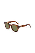 Lacoste L6015s 218 49 Unisex Dikdörtgen  Kahverengi Kemik Güneş Gözlüğü
