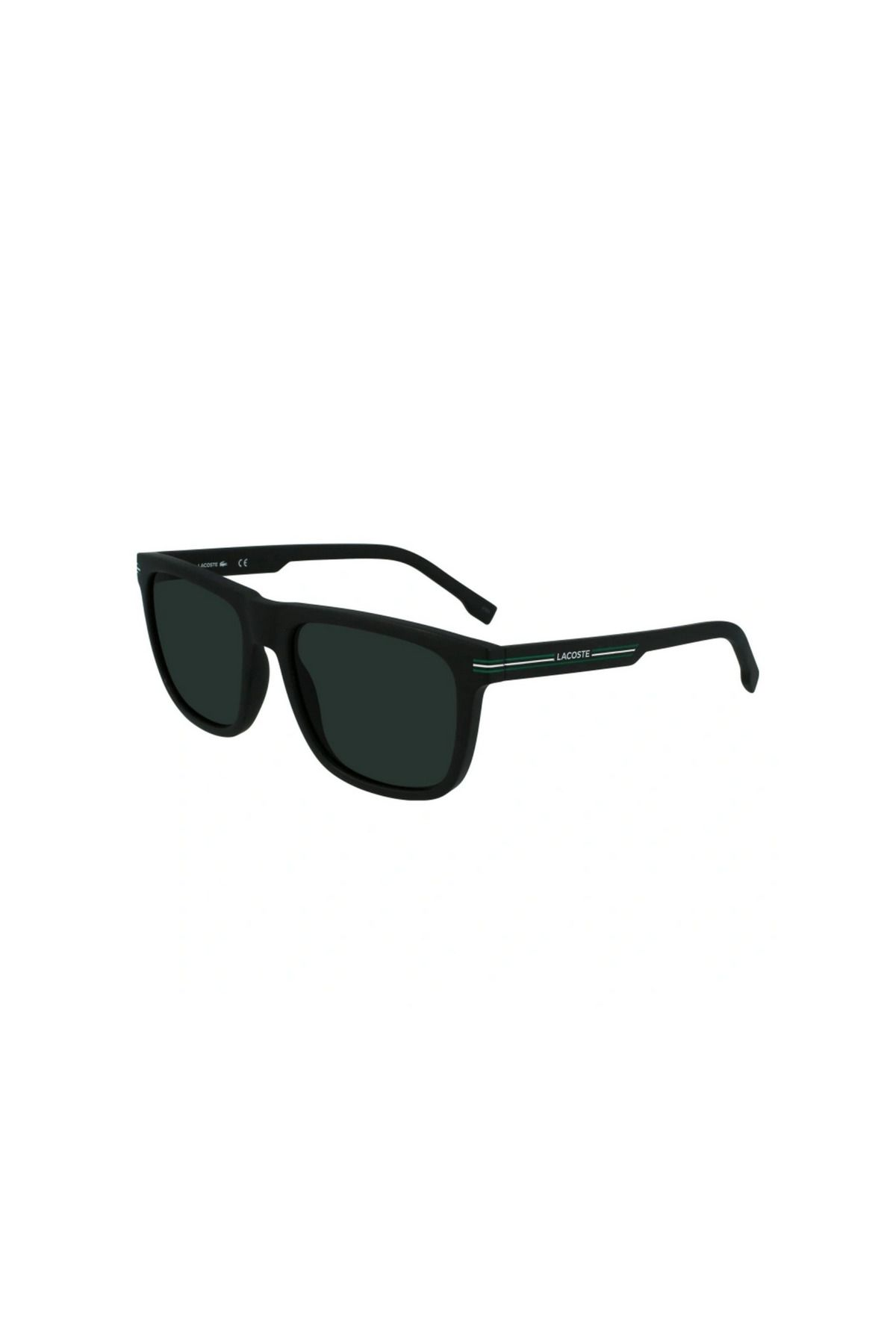 Lacoste L 959S 002 57 Erkek Dikdörtgen Siyah Kemik Güneş Gözlüğü