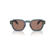 PRADA PR A16S 17T05D 49 Unisex Geometrik Mavi Asetat Güneş Gözlüğü