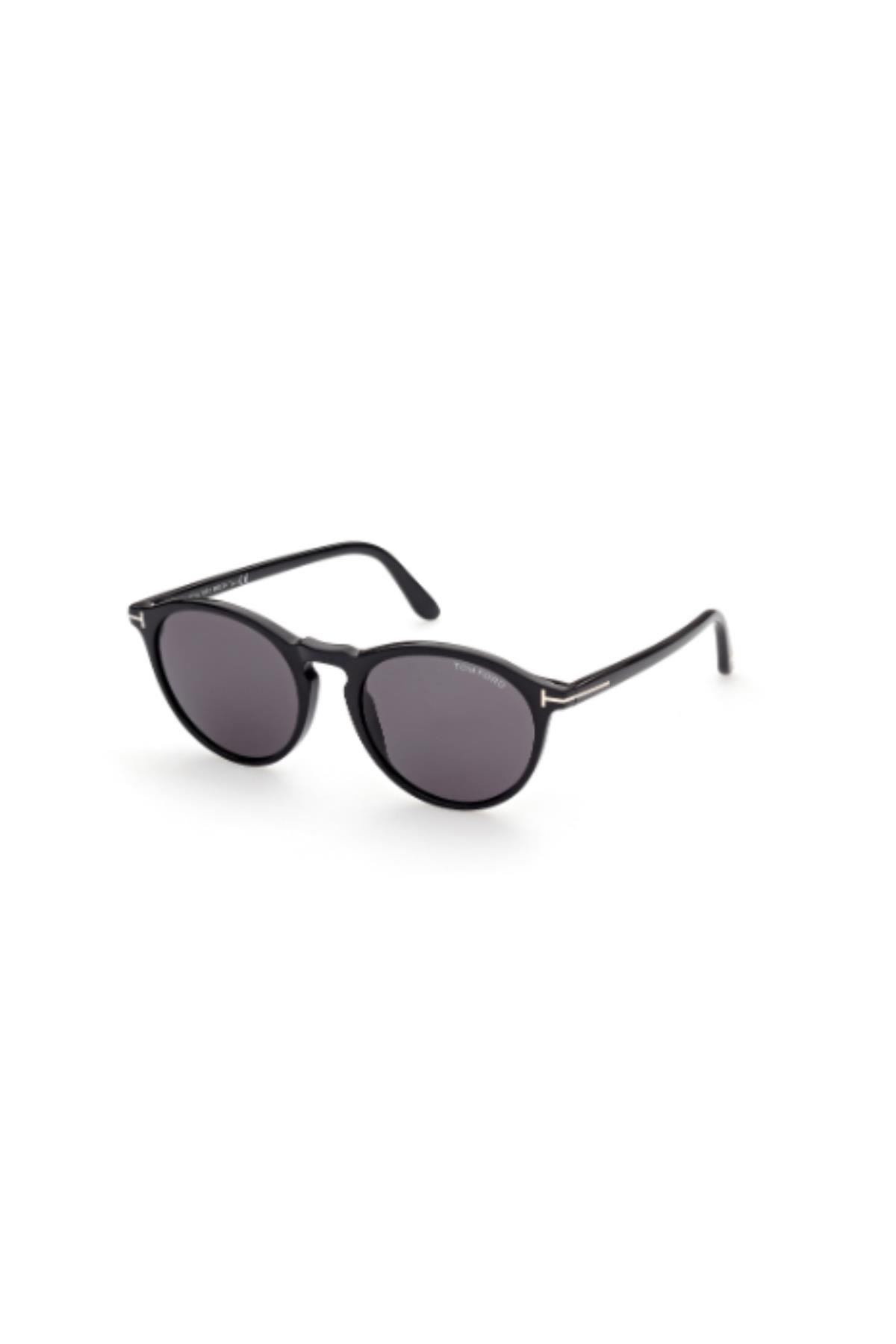 TOM FORD 0904 01A 50 Ekartman Unisex Oval Güneş Gözlüğü
