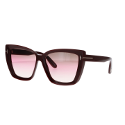TOM FORD 0920 69F 57 Ekartman Kadın Geometrik Güneş Gözlüğü