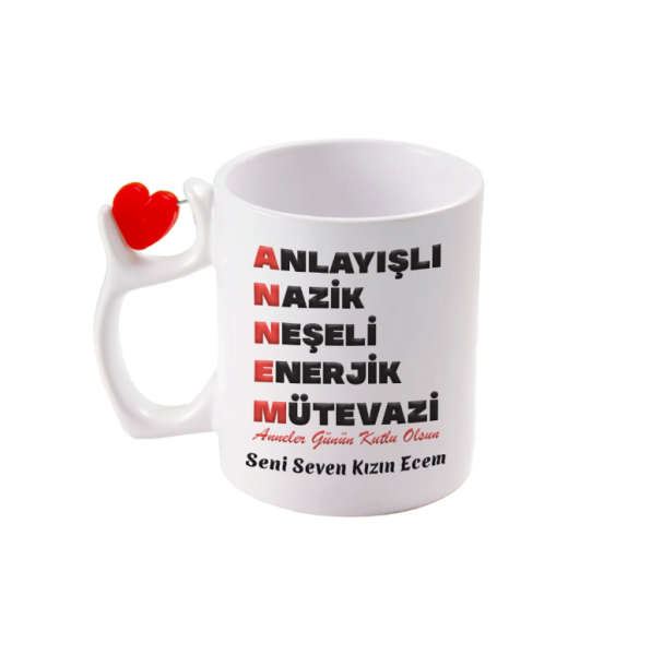 Sevgi Dolu Anneler Günü Kupası - Kişiye Özel Anneler Günü Hediyesi