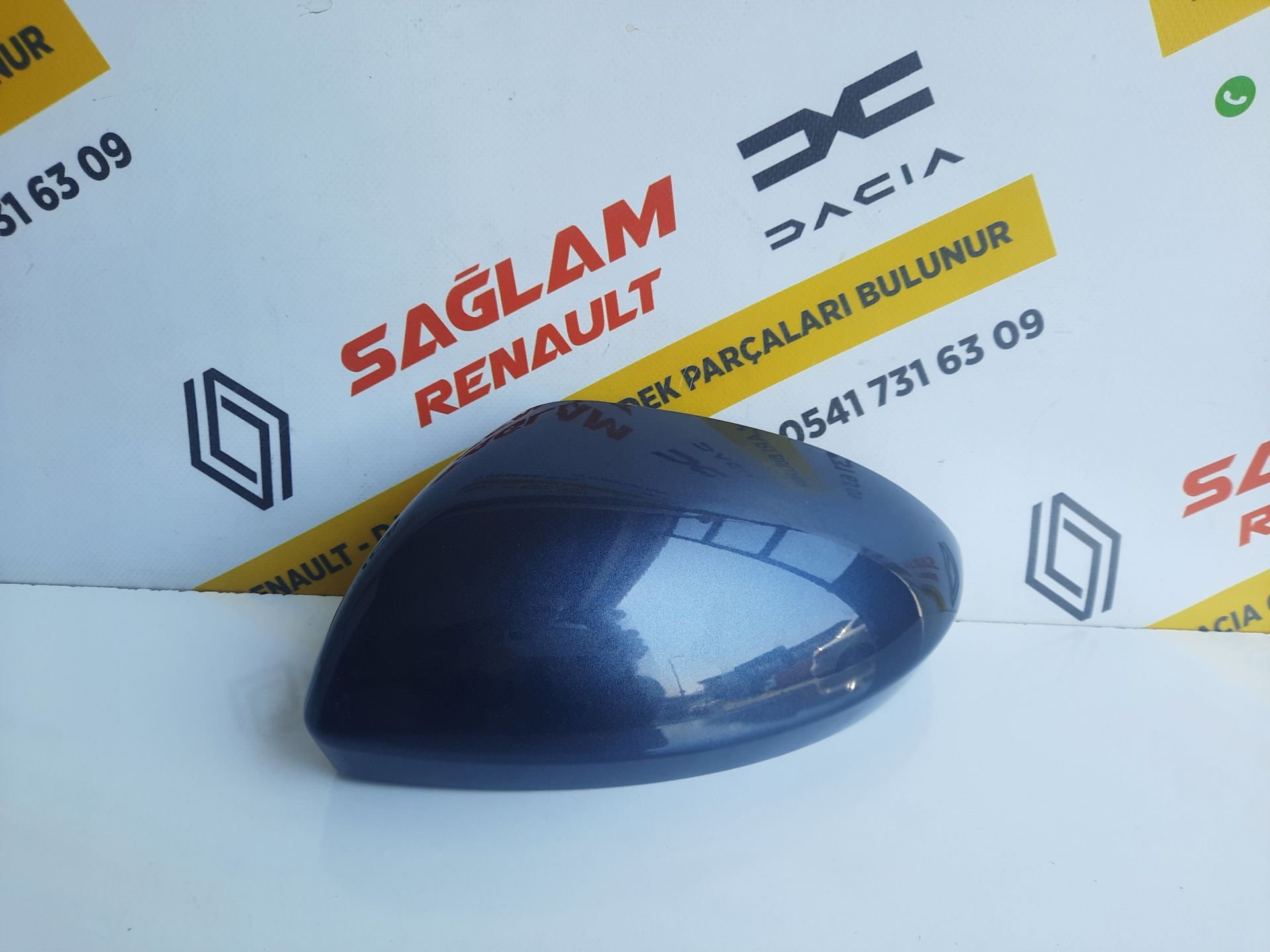 Clio 5 Orijinal Sıfır Sol Ayna Kapağı 963737470R Titanyum Gri