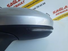 Clio 5 Elle Katlanır Sol Ayna Çıkma  963026687R Platin Gri
