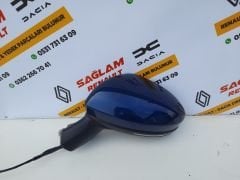 Clio 5 Otomatik Katlanır Sol Ayna 963027553R Demir Mavi