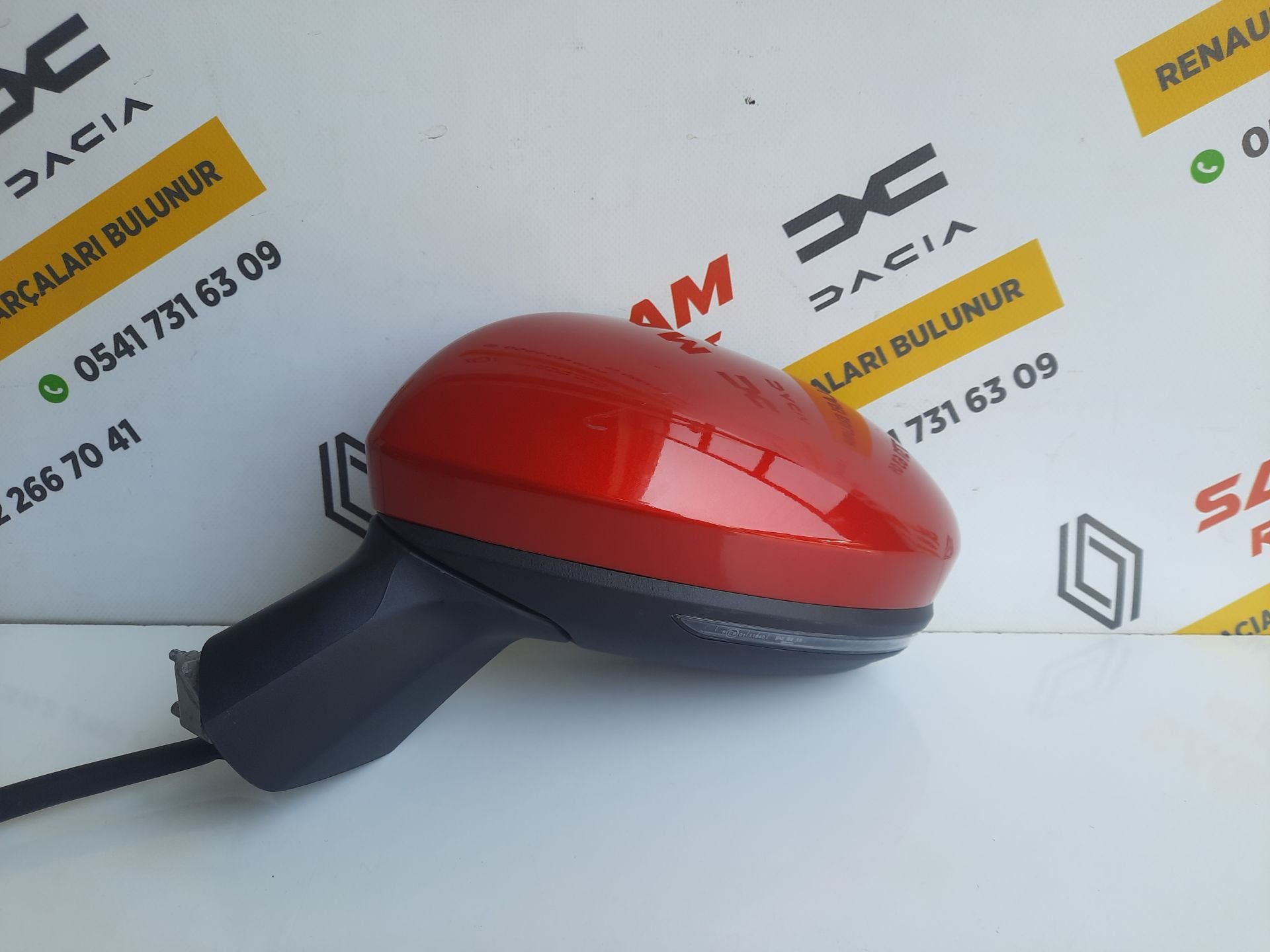 Clio 5 Otomatik Katlanır Sol Ayna 963027553R Alev Kırmızı