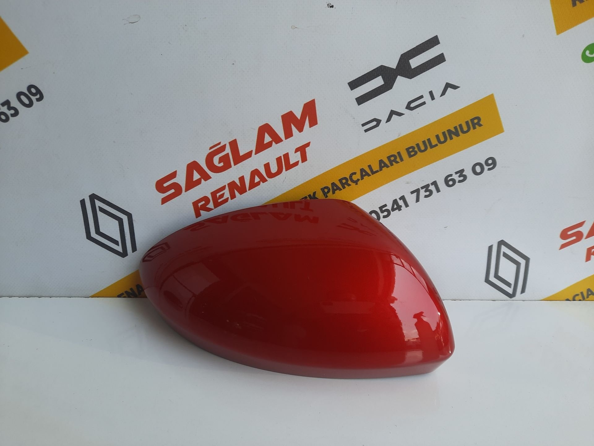 Clio 5 Orijinal Sıfır Sağ Ayna Kapağı 963742692R Alev Kırmızı