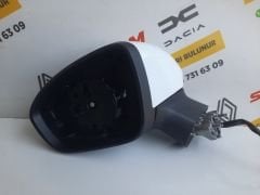 Clio 5 Orijinal Çıkma Elle Katlanır Sol Ayna Beyaz 963027553R