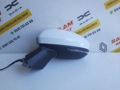 Clio 5 Orijinal Çıkma Elle Katlanır Sol Ayna Beyaz 963027553R