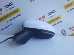 Clio 5 Orijinal Çıkma Elle Katlanır Sol Ayna Beyaz 963027553R