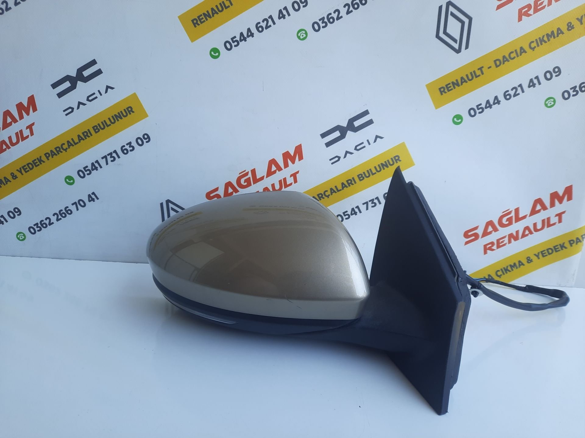Megane 4 Manuel Elle Katlanır Sağ Ayna Çıkma 963019417R Kum Beji