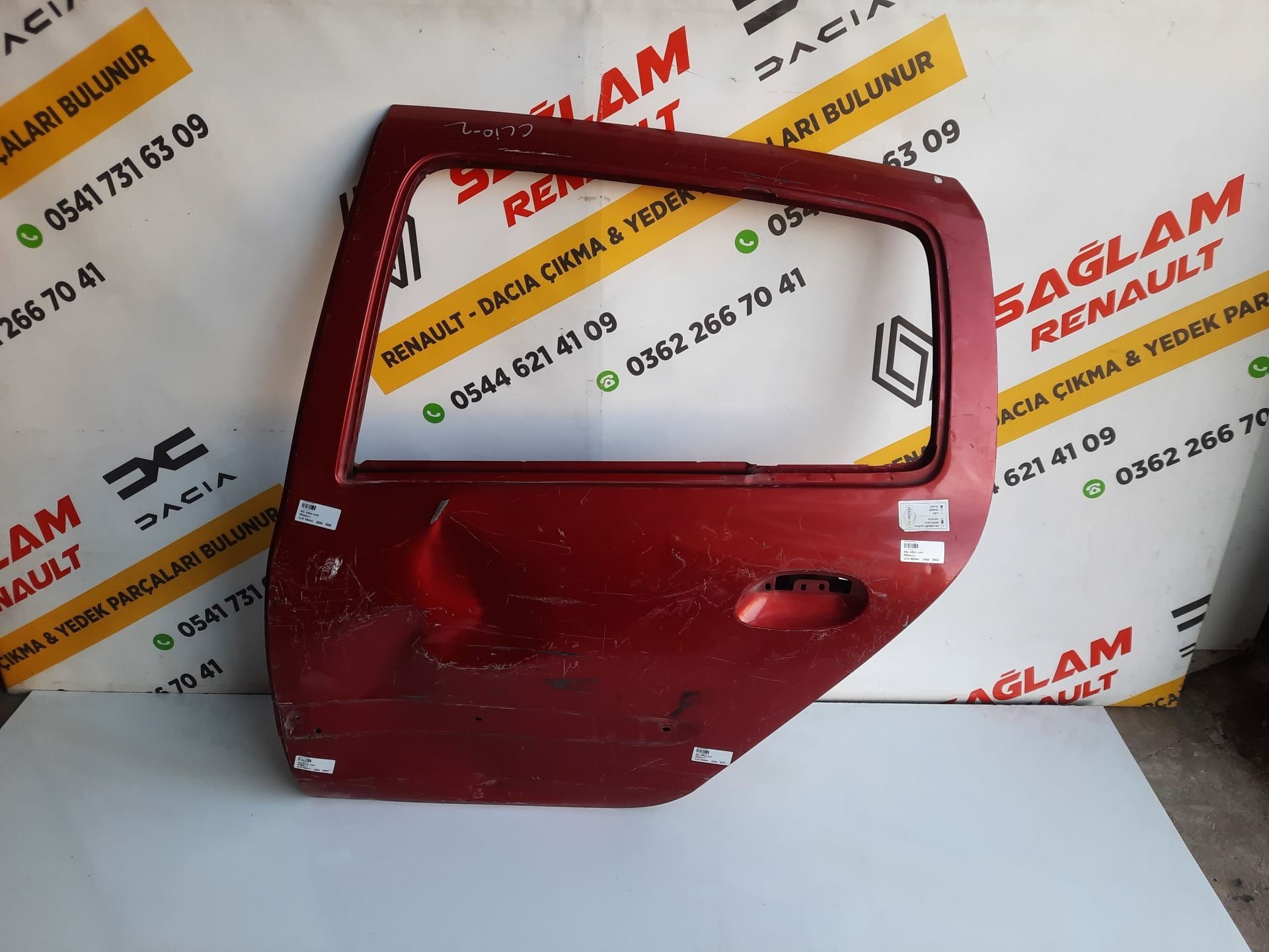 Clio 2 Symbol SD/HB 03-08 Orijinal Çıkma Sol Arka Kapı 7751472475