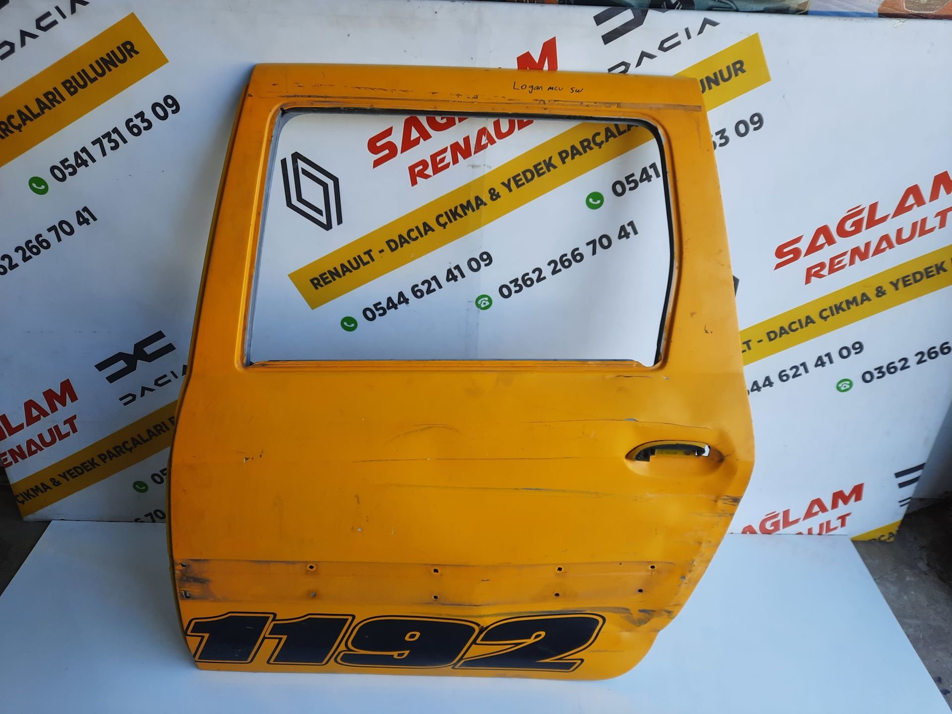 Logan Mcv 08-12 Orijinal Çıkma Sol Arka Kapı 821017307R 6001548836