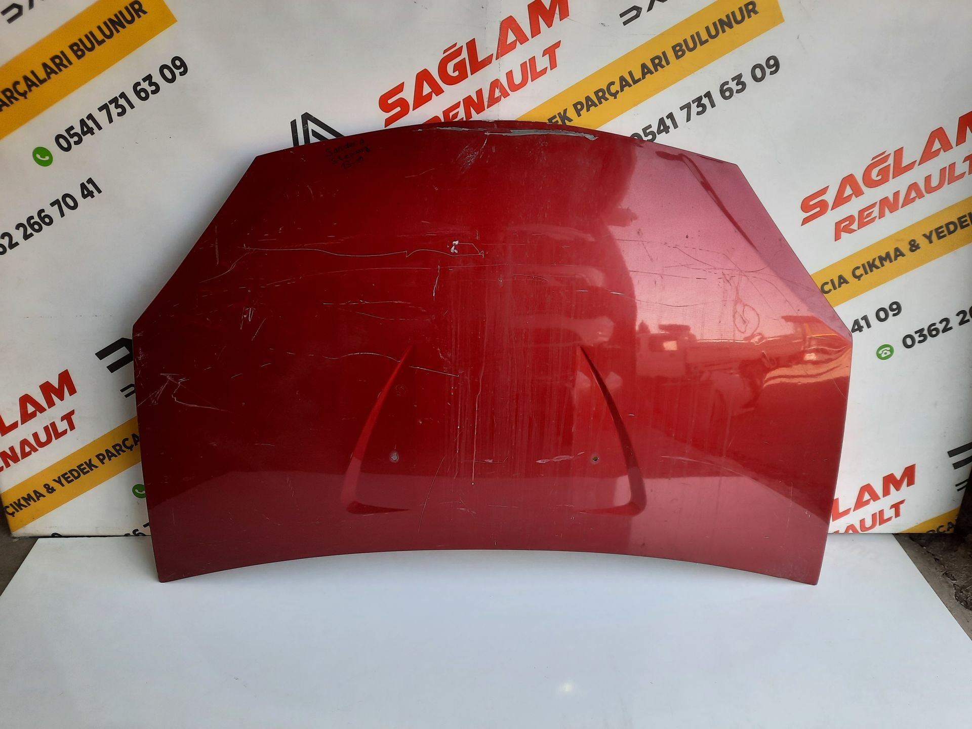 Sandero 1 08 - 12 Orijinal Çıkma Motor Kaputu 6001551793 6001551350