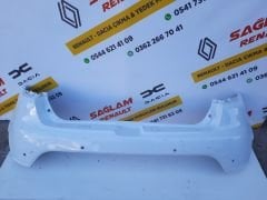 Clio 4 HB Orijinal Çıkma Arka Tampon Beyaz 850225639R