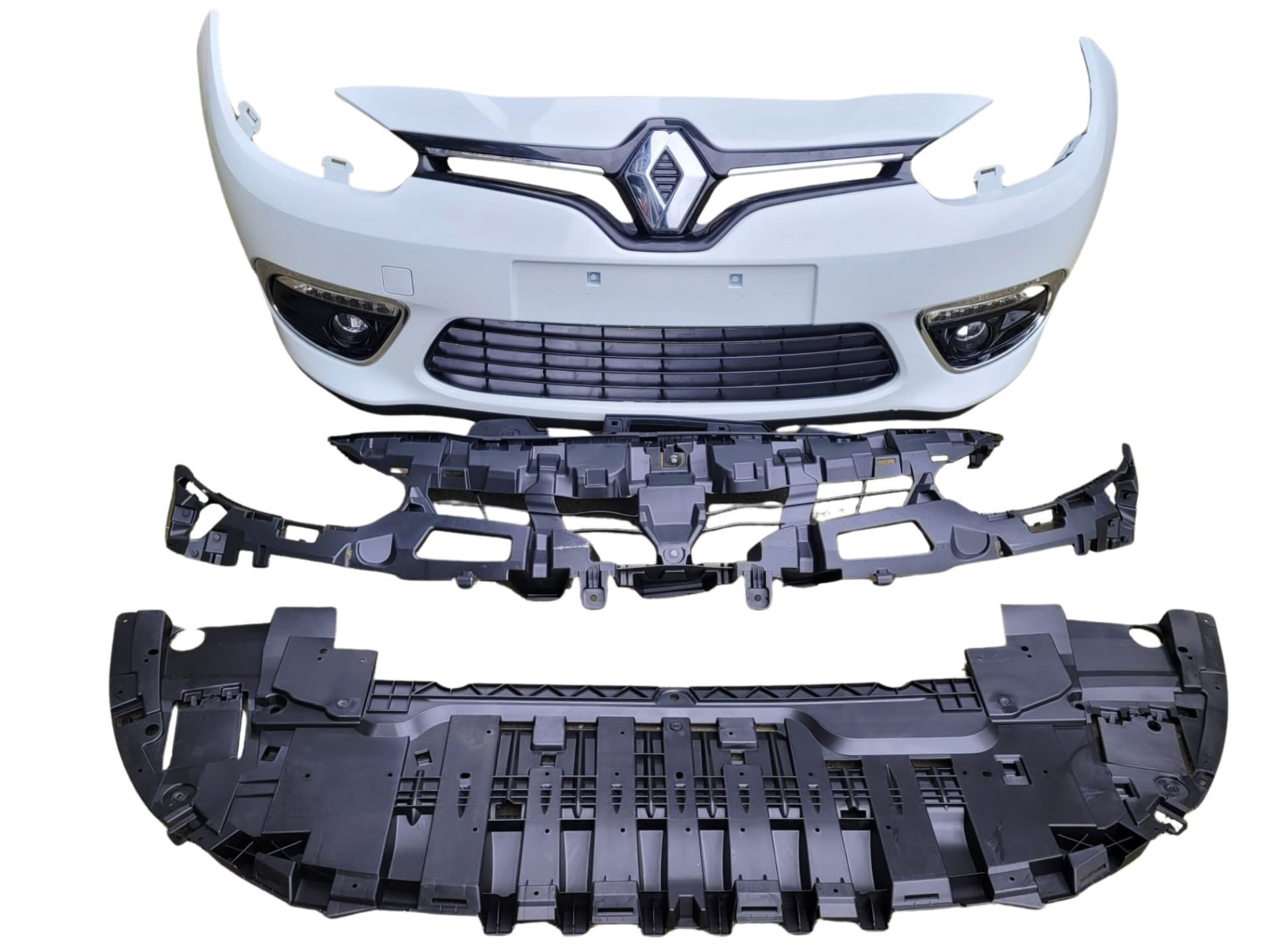Fluence İcon Makyajlı Kasa Komple Dolu Ön Tampon İnci Beyazı 620104894S - TYG