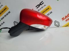 Clio 4 Orijinal Çıkma Sol Ayna Alev Kırmızı Elektrikli 963022031R
