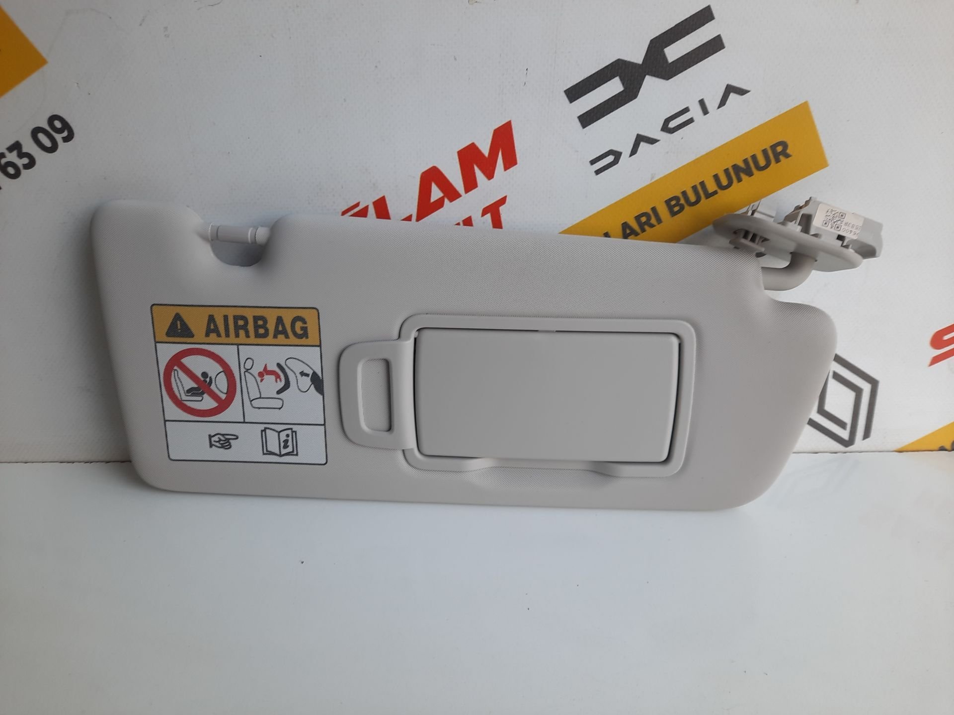 Clio 5 Captur 2 Orijinal Sıfır Sağ Siperlik Güneşlik 964002583R