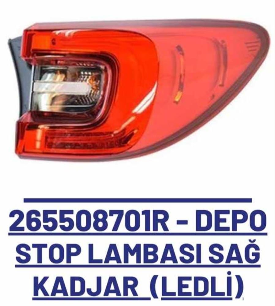 Kadjar Sıfır Sağ Stop Ledli 265508701R