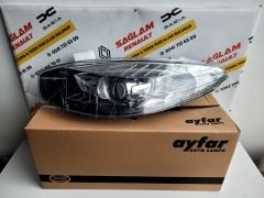 Fluence Sıfır Mercekli İçi Siyah Sol Far 260600738R - Ayfar
