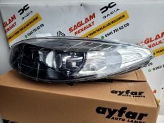 Fluence Sıfır Mercekli İçi Siyah Sol Far 260600738R - Ayfar