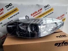 Fluence Sıfır Mercekli İçi Siyah Sol Far 260600738R - Ayfar