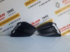 Clio 5 Sıfır Sis Çerçevesi Takım Halinde Sissiz Siyah Çıtalı 261526778R