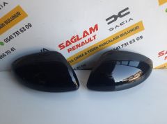 Clio 5 Orijinal Çıkma Siyah Ayna Kapağı Takımı 963742692R 963737470R