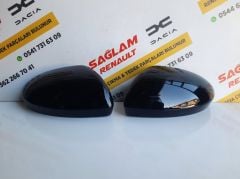 Clio 5 Orijinal Çıkma Siyah Ayna Kapağı Takımı 963742692R 963737470R