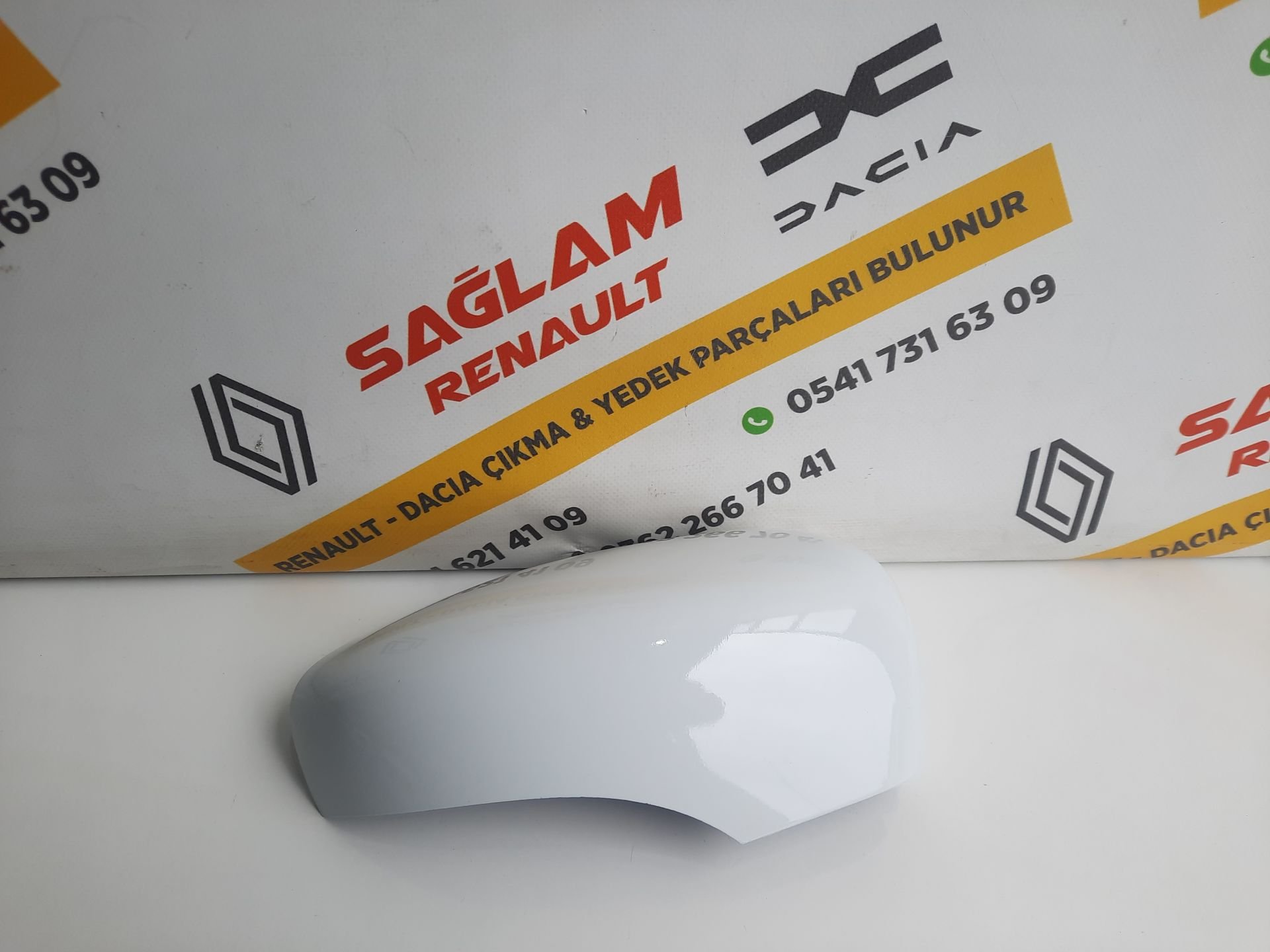 Clio 4 Captur Orijinal Çıkma Sağ Ayna Kapağı Beyaz 963740425R