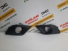 Clio 4 HB SW 17-20 Orijinal Çıkma Sis Delikli Sis Farı Çerçevesi Sis Kapağı Takımı 261A34190R