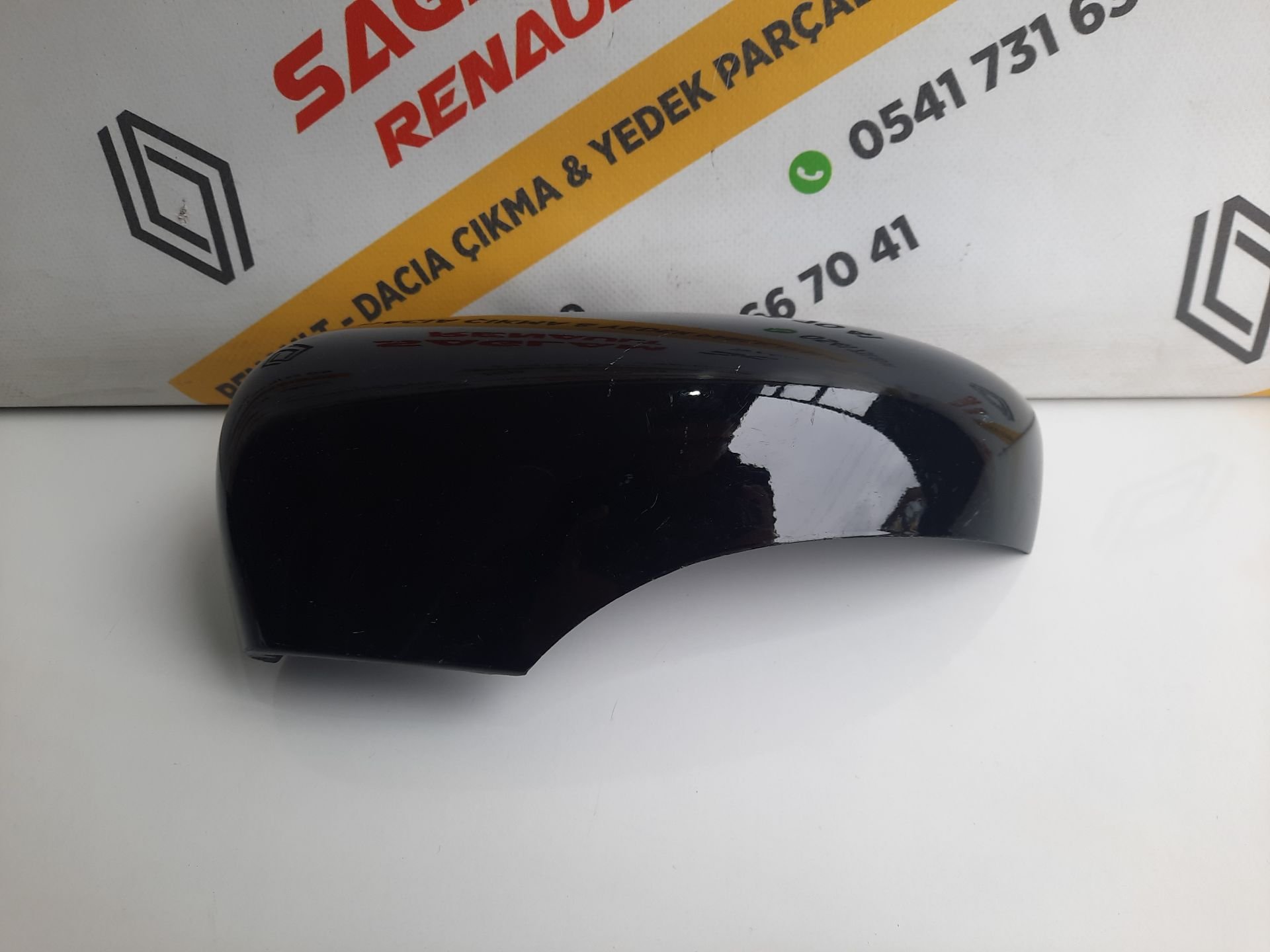 Clio 4 Captur Orijinal Çıkma Sol Ayna Kapağı Siyah 963734621R