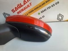 Clio 5 Orijinal Çıkma Otomatik Katlanır Sol Ayna Mercan Turuncu 963027553R