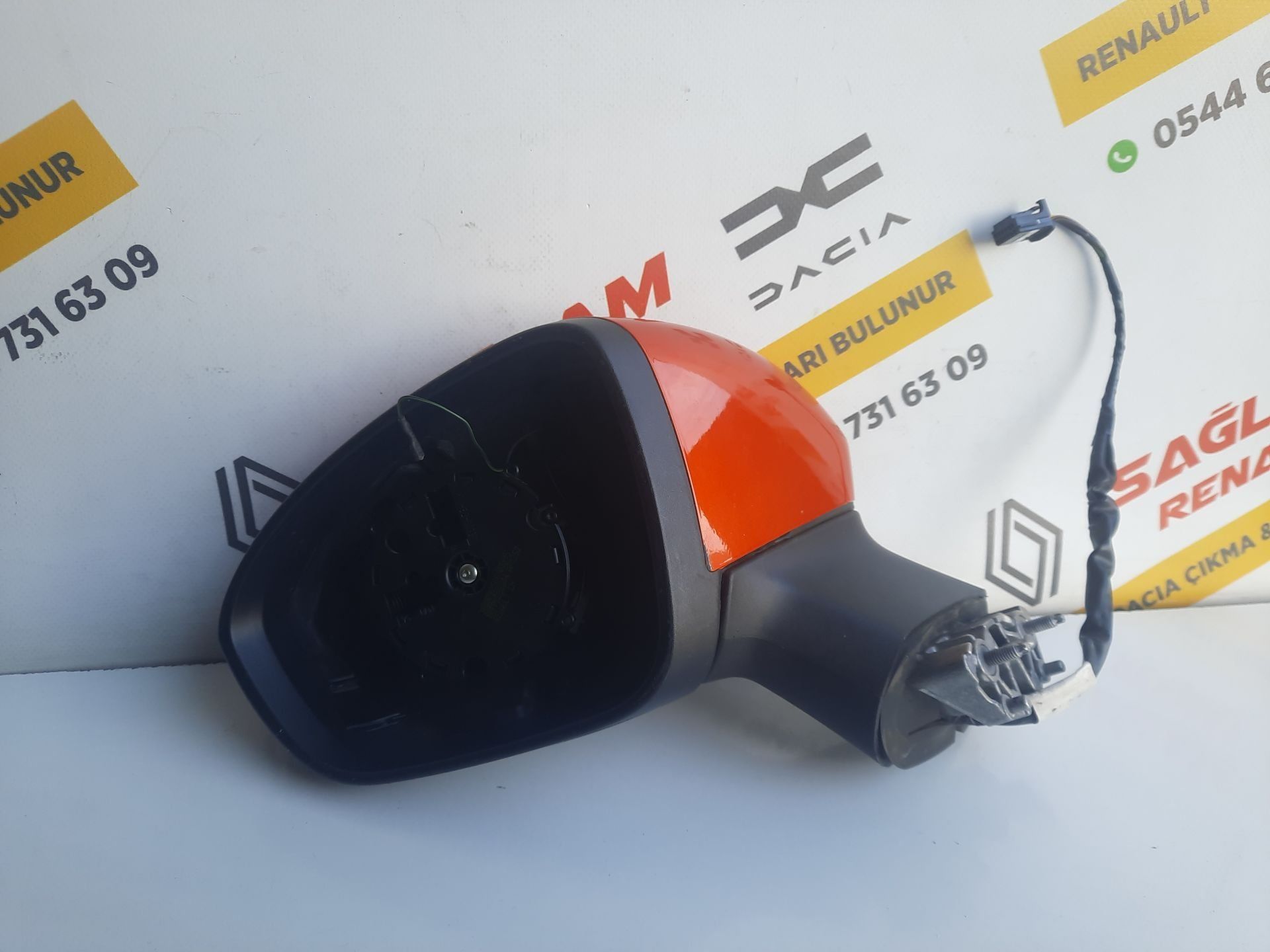 Clio 5 Orijinal Çıkma Elle Katlanır Sağ Ayna Mercan Turuncu 963027553R