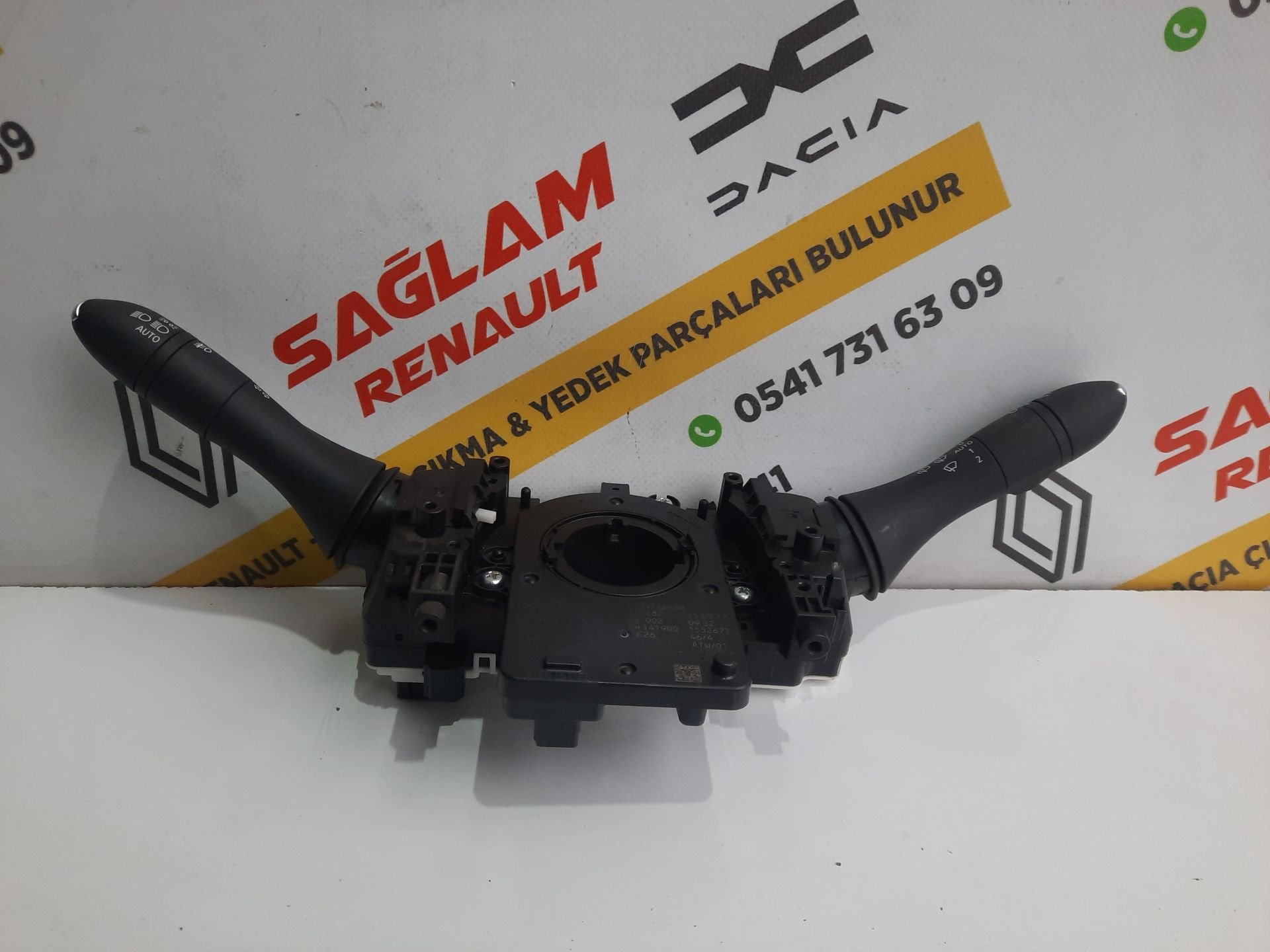Megane 4 Koleos Kadjar Sıfır Orijinal Far Silecek Kolu Kontaktör Komple 255678341R 479452615R - Valeo