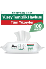 Sleepy Easy Clean Yüzey Temizlik Havlusu 100' Lü