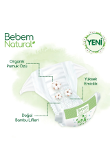 Bebem Natural Bebek Bezi Ultra Fırsat Paketi Maxi 4 No 208 Adet
