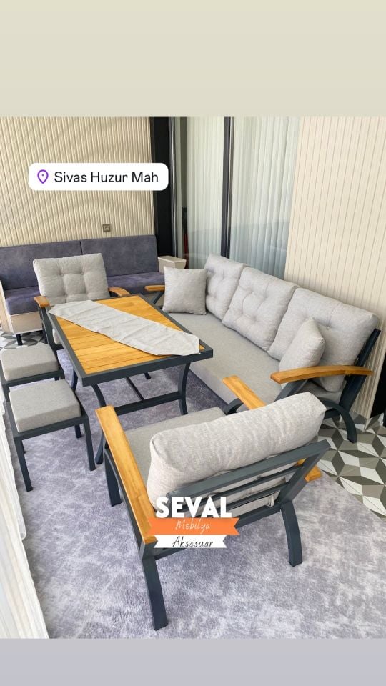 Nilüfer Balkon Takımı