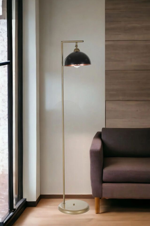 Smart Eskitme Siyah Retro 3 Başlıklı Lambader 