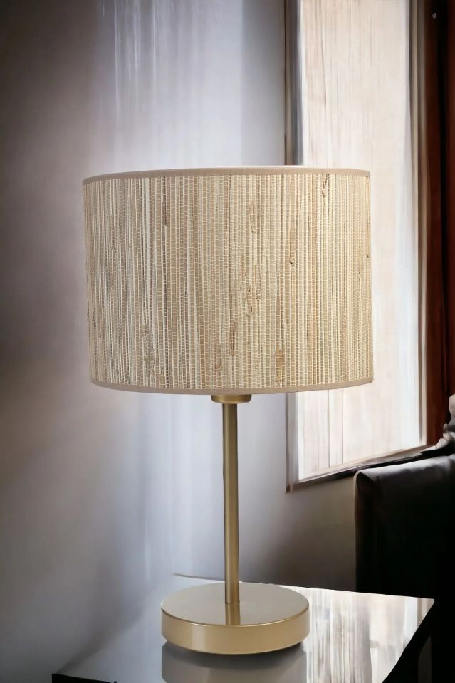Bambu 09 Siyah Abajurlu Masa Lambası 