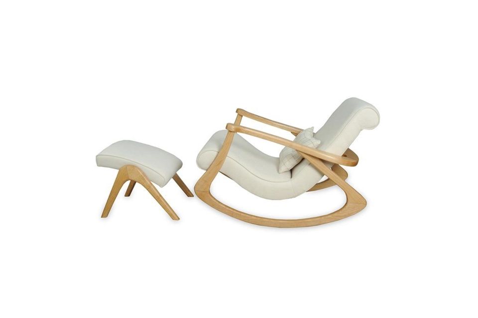 Ekol Krem - Naturel Sallanan Sandalye