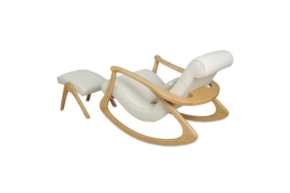 Ekol Krem - Naturel Sallanan Sandalye